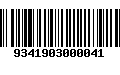 Código de Barras 9341903000041