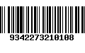 Código de Barras 9342273210108