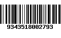 Código de Barras 9343518002793