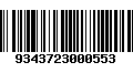 Código de Barras 9343723000553