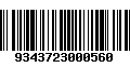 Código de Barras 9343723000560