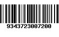 Código de Barras 9343723007200