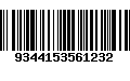 Código de Barras 9344153561232