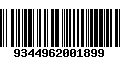 Código de Barras 9344962001899