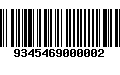 Código de Barras 9345469000002