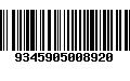 Código de Barras 9345905008920