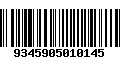 Código de Barras 9345905010145