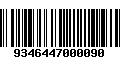 Código de Barras 9346447000090