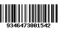 Código de Barras 9346473001542