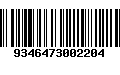 Código de Barras 9346473002204