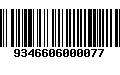 Código de Barras 9346606000077