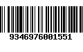 Código de Barras 9346976001551