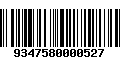 Código de Barras 9347580000527