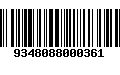 Código de Barras 9348088000361