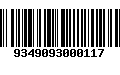 Código de Barras 9349093000117