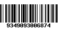 Código de Barras 9349093006874