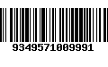 Código de Barras 9349571009991