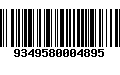 Código de Barras 9349580004895