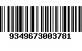 Código de Barras 9349673003781