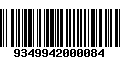 Código de Barras 9349942000084