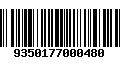 Código de Barras 9350177000480