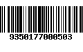 Código de Barras 9350177000503