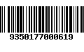 Código de Barras 9350177000619