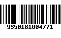 Código de Barras 9350181004771