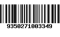 Código de Barras 9350271003349