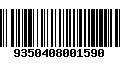 Código de Barras 9350408001590