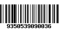 Código de Barras 9350539090036