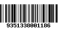 Código de Barras 9351338001186