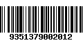 Código de Barras 9351379002012