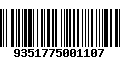 Código de Barras 9351775001107