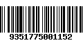 Código de Barras 9351775001152