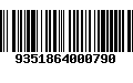 Código de Barras 9351864000790