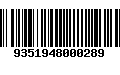 Código de Barras 9351948000289