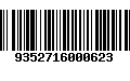 Código de Barras 9352716000623