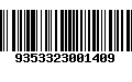 Código de Barras 9353323001409