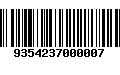 Código de Barras 9354237000007