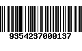 Código de Barras 9354237000137