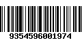 Código de Barras 9354596001974