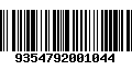 Código de Barras 9354792001044