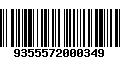 Código de Barras 9355572000349