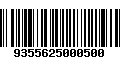 Código de Barras 9355625000500