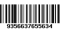 Código de Barras 9356637655634