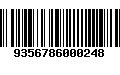 Código de Barras 9356786000248