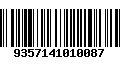 Código de Barras 9357141010087