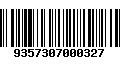 Código de Barras 9357307000327