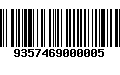 Código de Barras 9357469000005